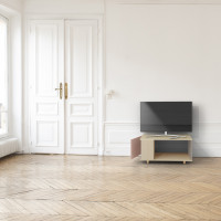 Meuble TV Chêne Clair - Abricot - Sienne YZ-NXCL1362702954-ABCLSI-01-00