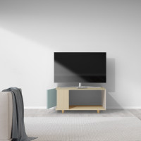 Meuble TV Chêne Clair - Curaçao - Cachemire YZ-NXCL1280854598-CUCLCA-01-00