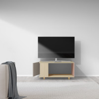 Meuble TV Chêne Clair - Sienne - Abricot YZ-NXCL1280854598-SICLAB-01-00