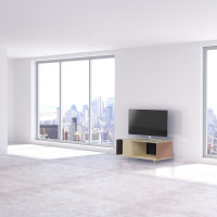 Meuble TV Chêne Clair - Graphite - Abricot YZ-NXCL900566210-GPCLAB-01-00